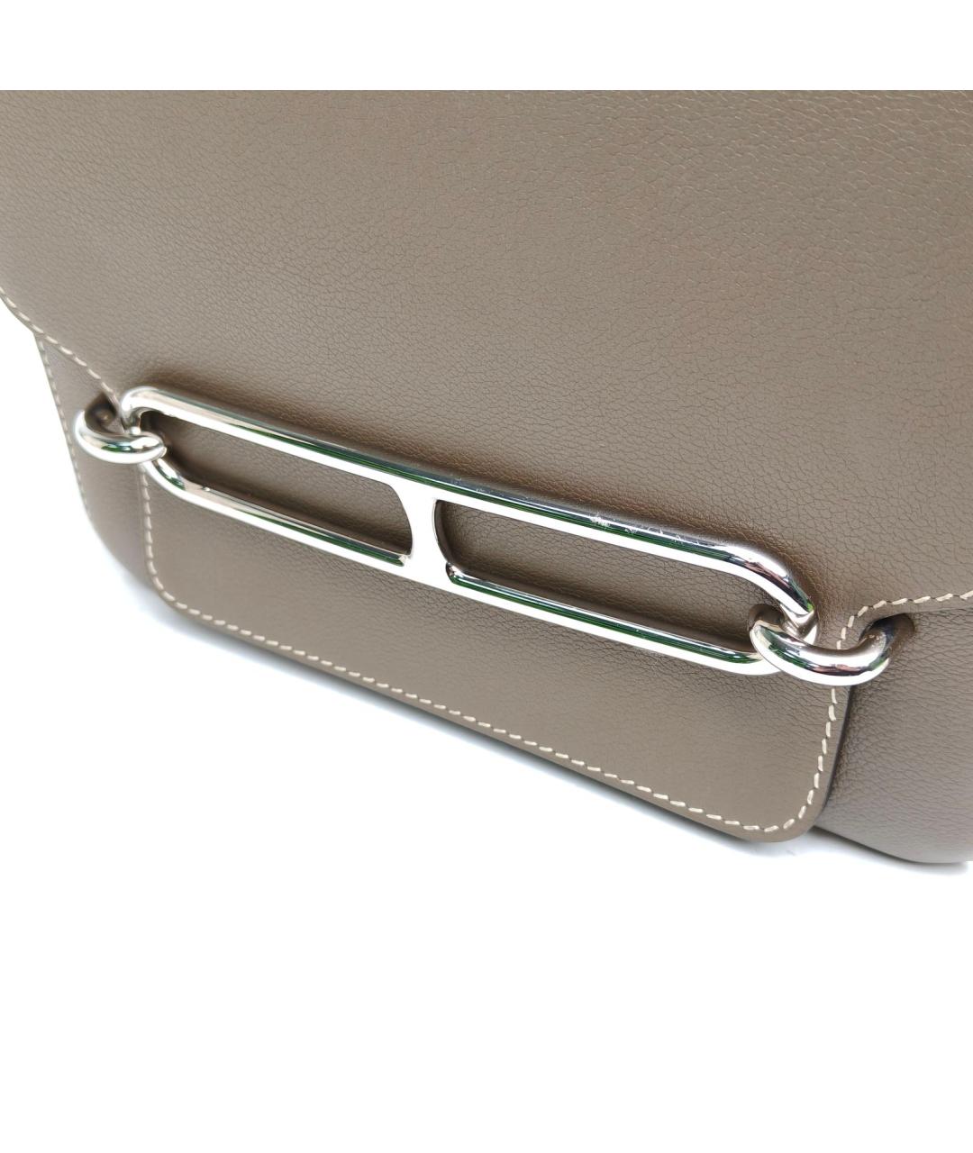 HERMES Бежевая сумка через плечо, фото 7