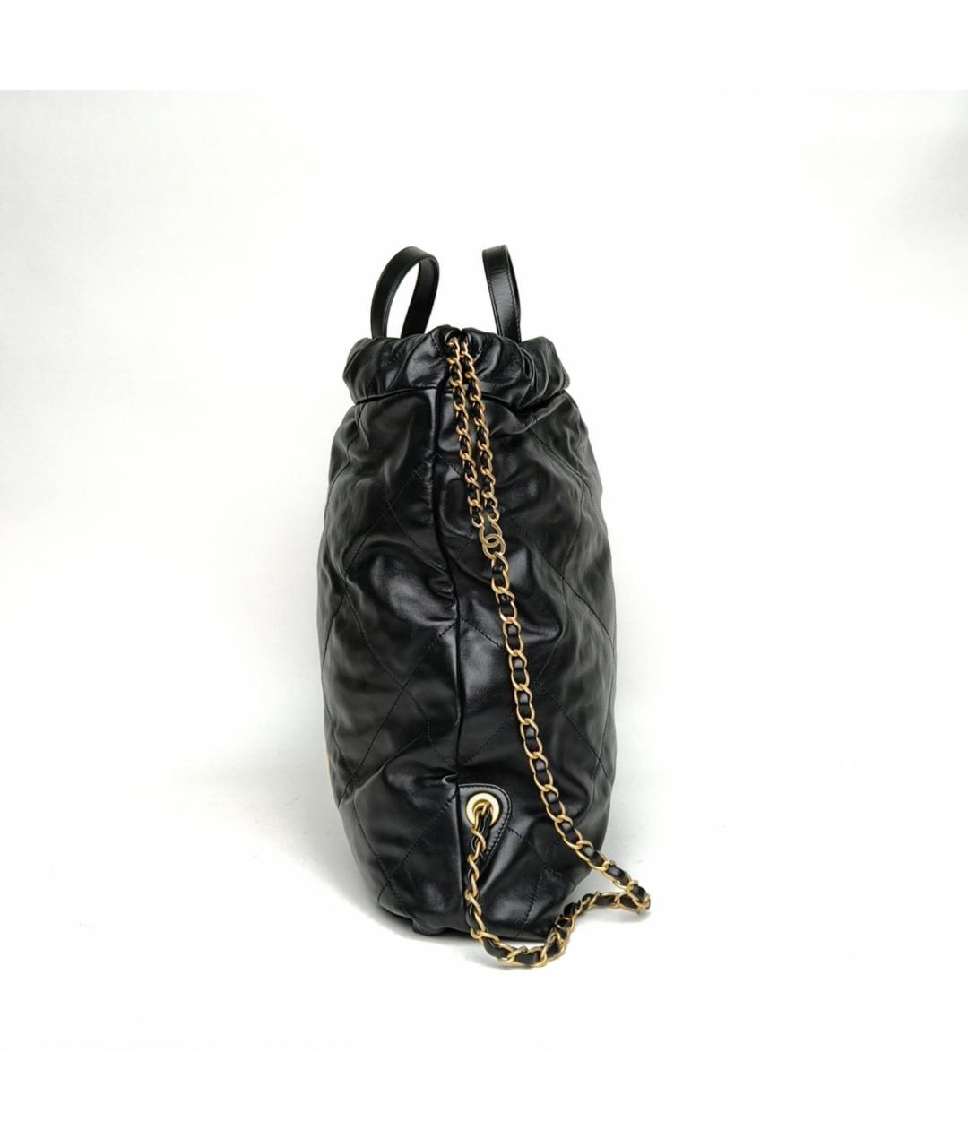 CHANEL Черный рюкзак, фото 3