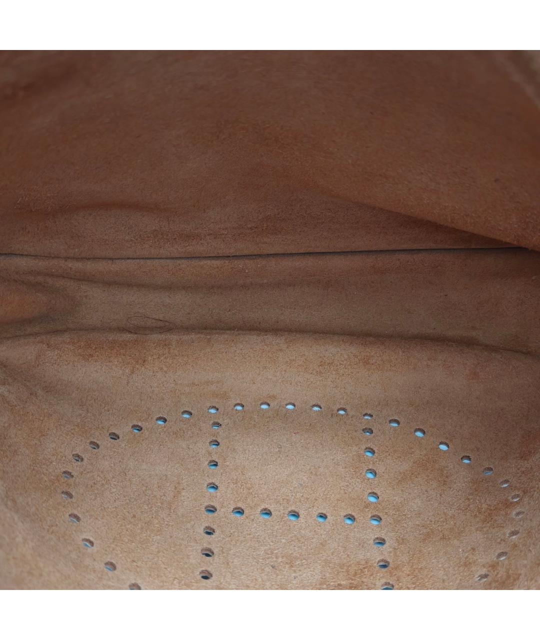 HERMES Коричневая кожаная сумка через плечо, фото 7