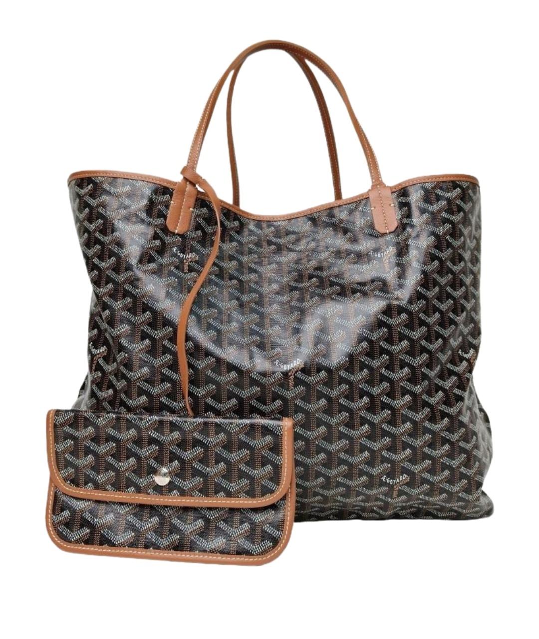 GOYARD Коричневая сумка тоут, фото 1