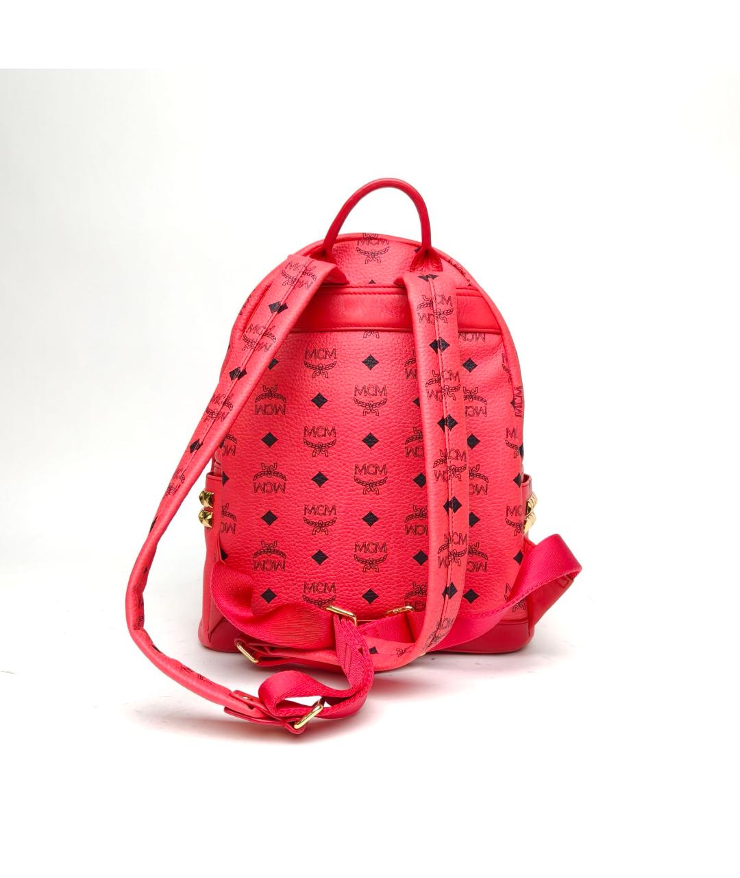 MCM Красный рюкзак, фото 4