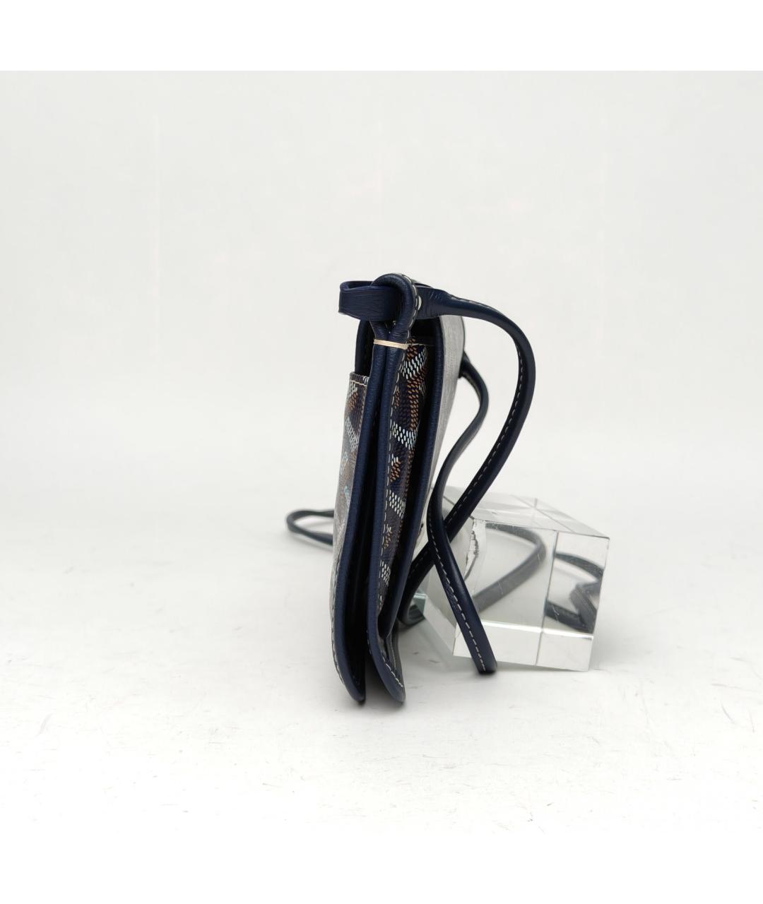 GOYARD Синяя сумка через плечо, фото 3
