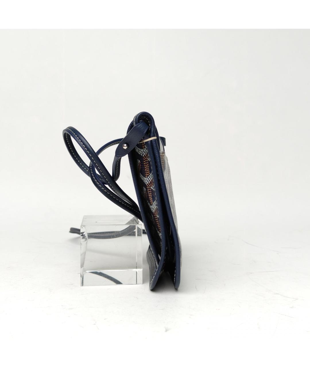 GOYARD Синяя сумка через плечо, фото 5