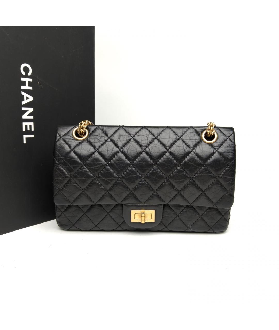 CHANEL Черная кожаная сумка через плечо, фото 9
