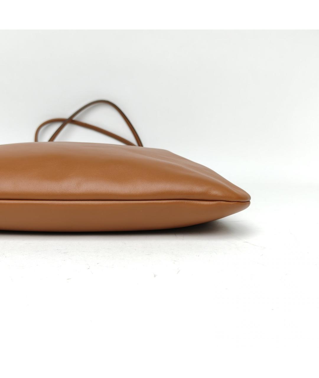 MIU MIU Коричневая кожаная сумка через плечо, фото 6