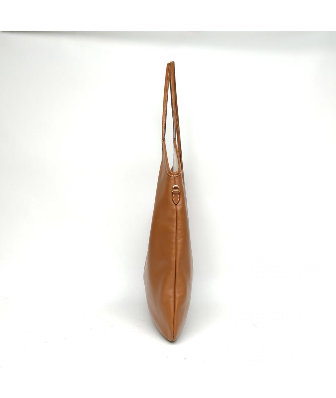 MIU MIU Коричневая кожаная сумка через плечо, фото 3