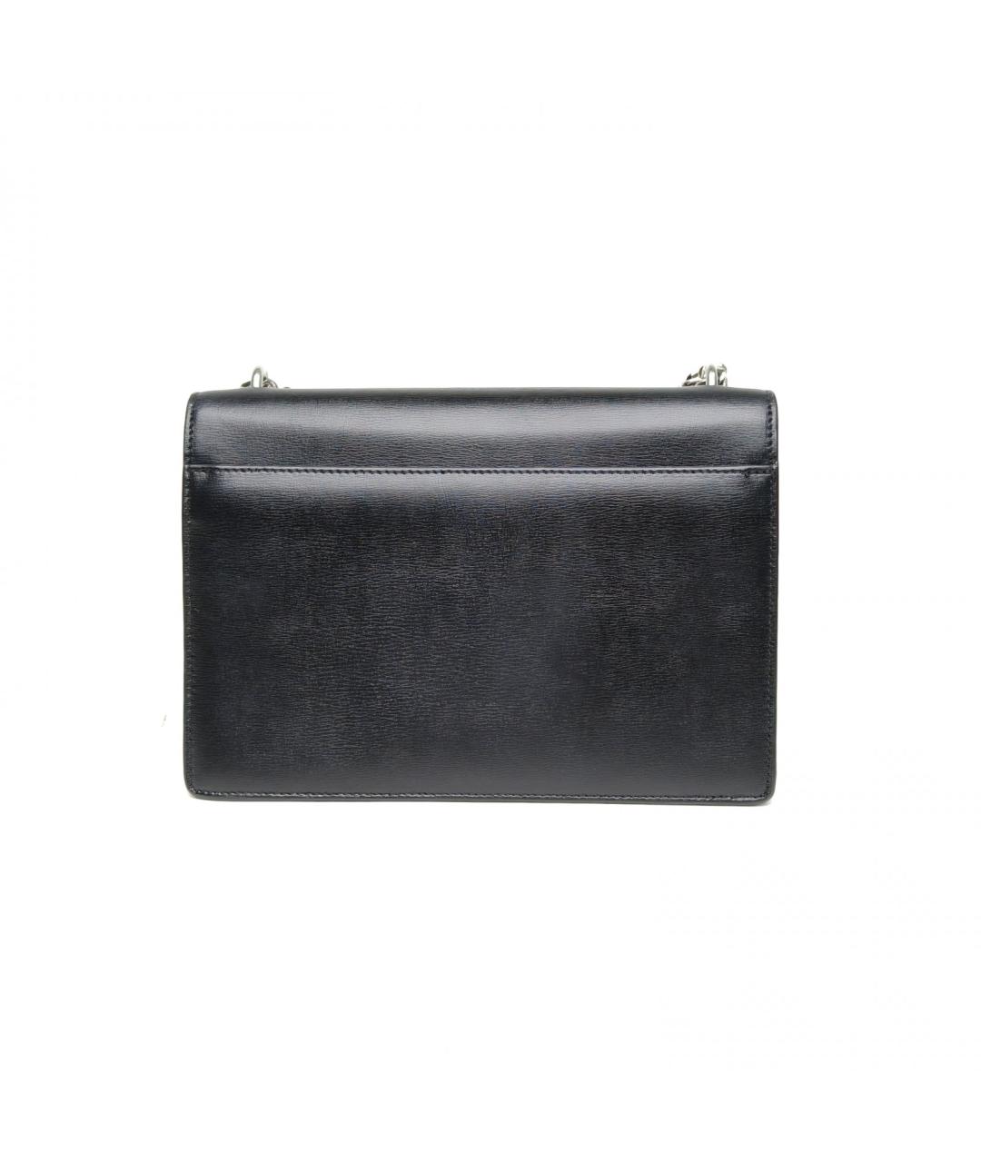 SAINT LAURENT Черная кожаная сумка через плечо, фото 4