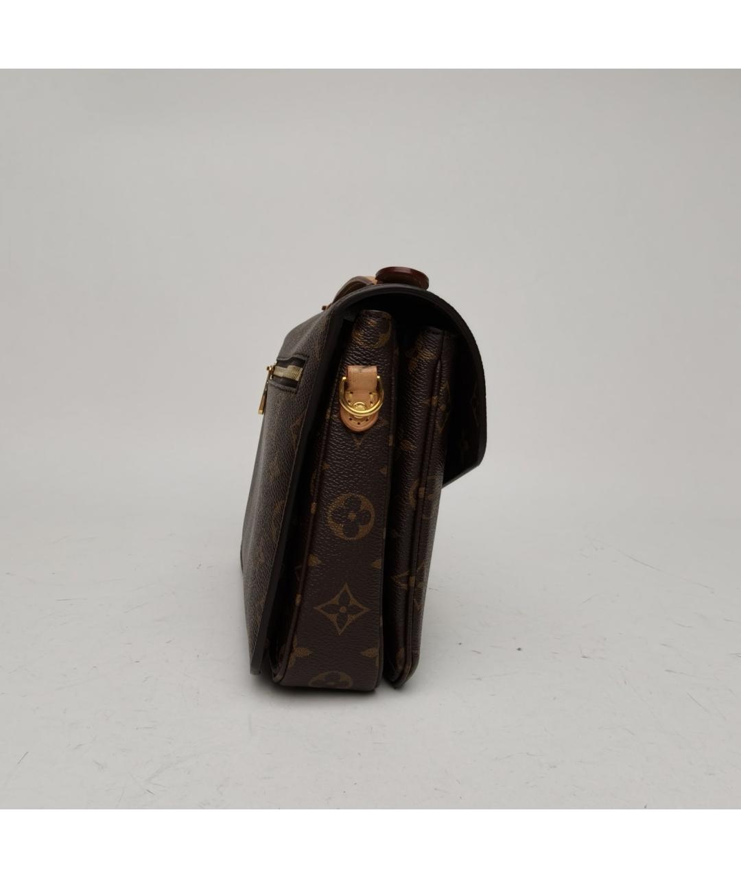 LOUIS VUITTON Коричневая сумка через плечо, фото 3