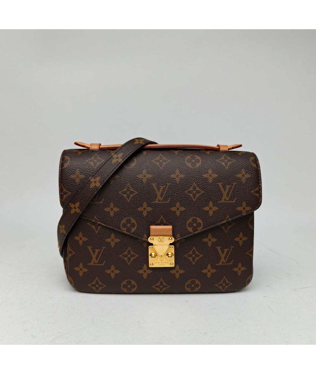 LOUIS VUITTON Коричневая сумка через плечо, фото 2
