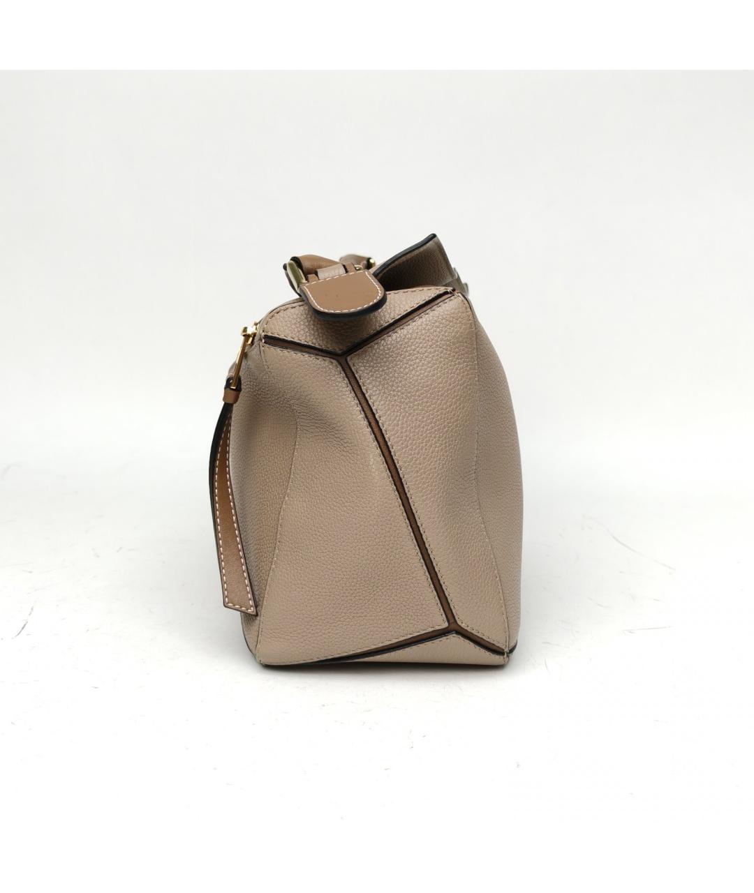 LOEWE Серая кожаная сумка через плечо, фото 5