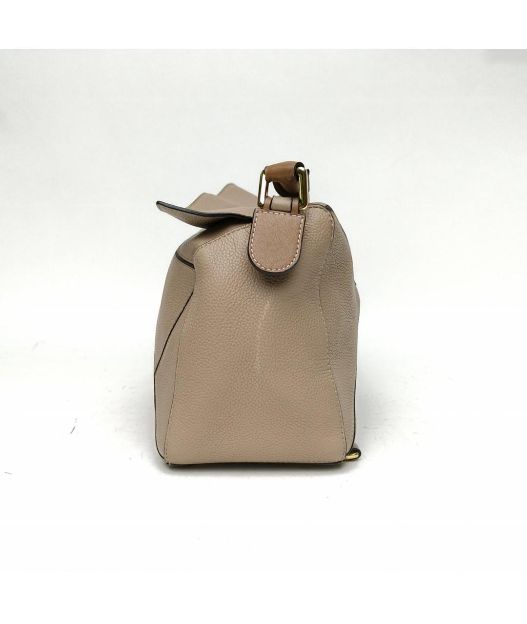 LOEWE Серая кожаная сумка через плечо, фото 3