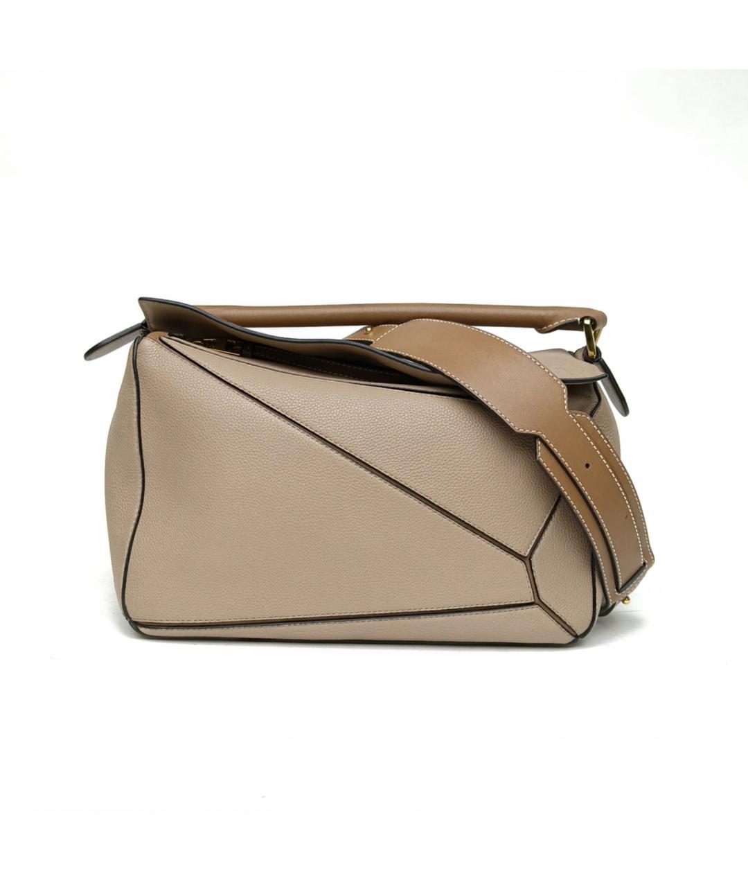 LOEWE Серая кожаная сумка через плечо, фото 2