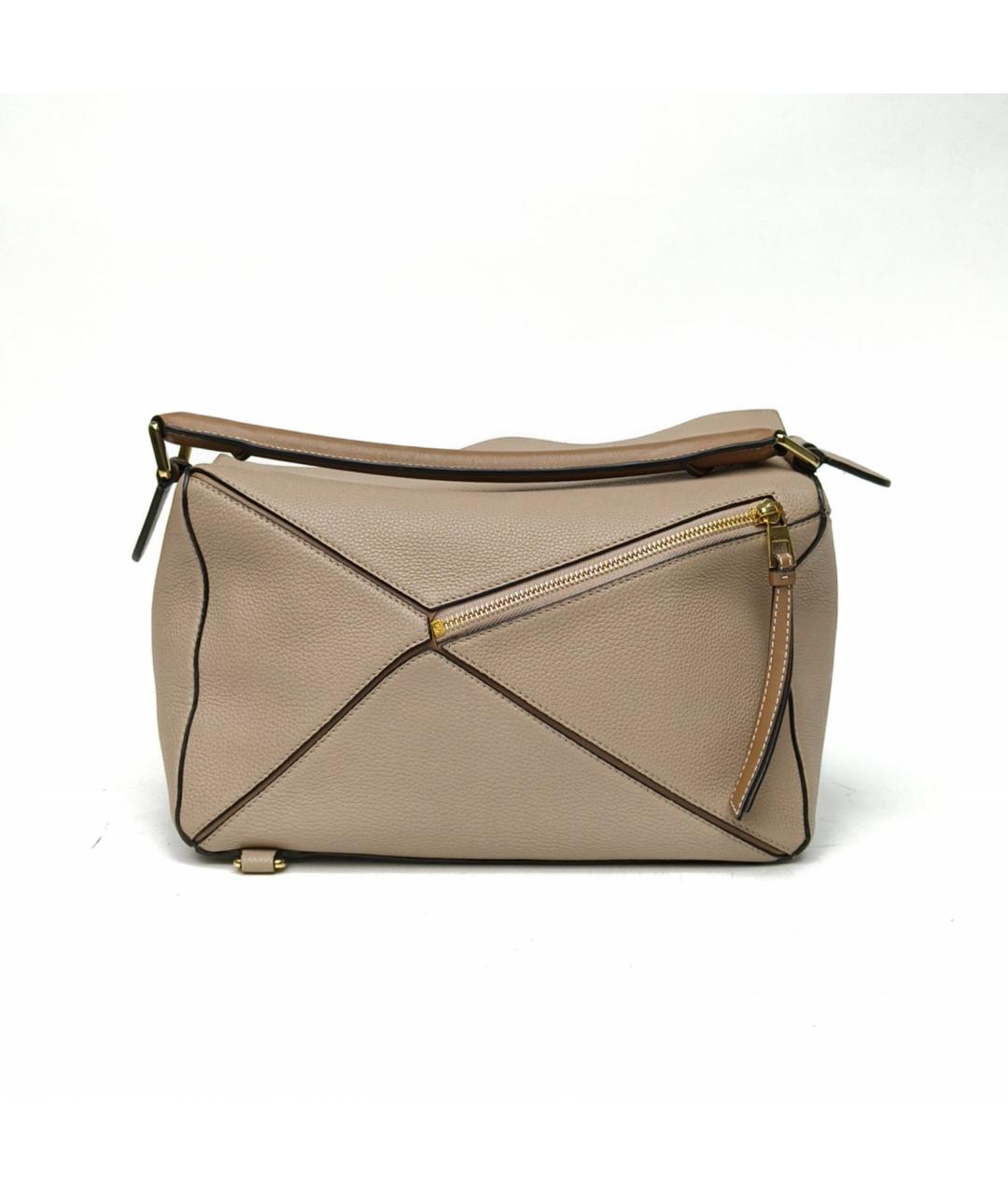 LOEWE Серая кожаная сумка через плечо, фото 4