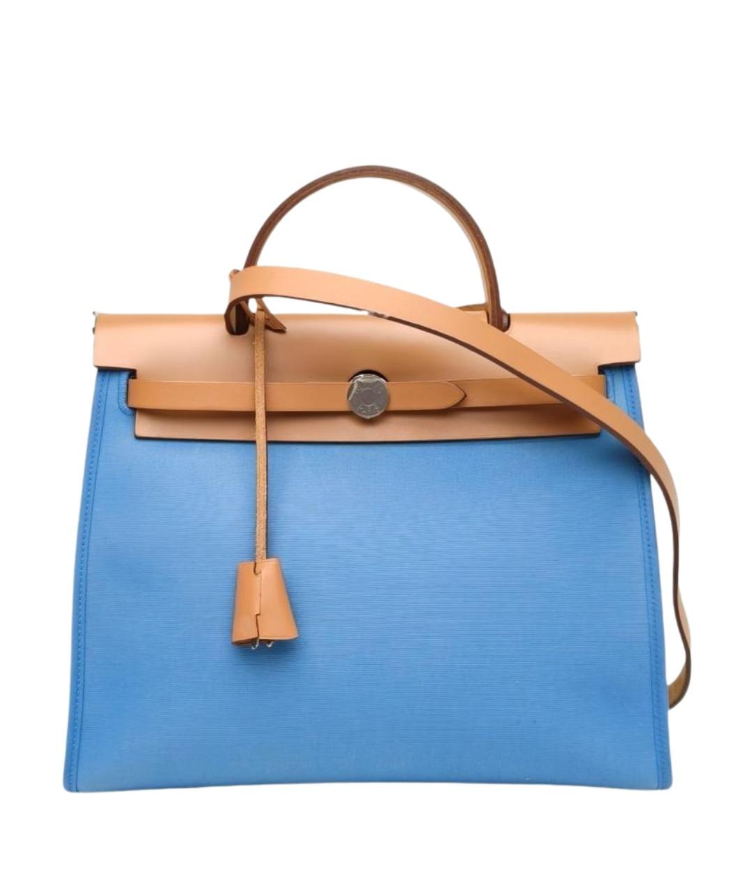 HERMES Голубая сумка через плечо, фото 1
