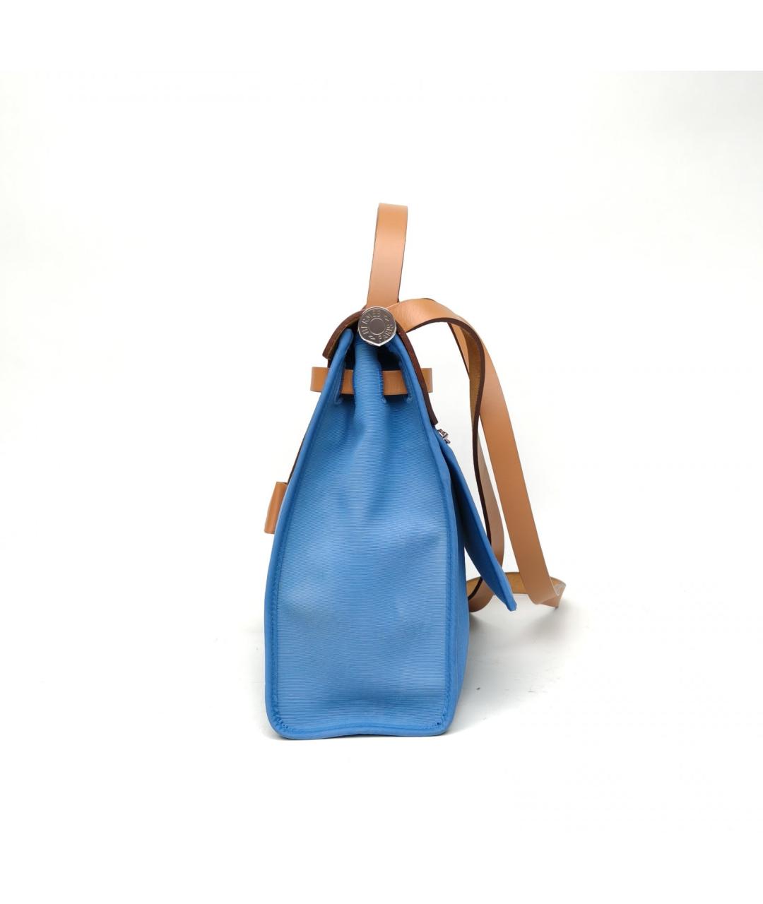 HERMES Голубая сумка через плечо, фото 5