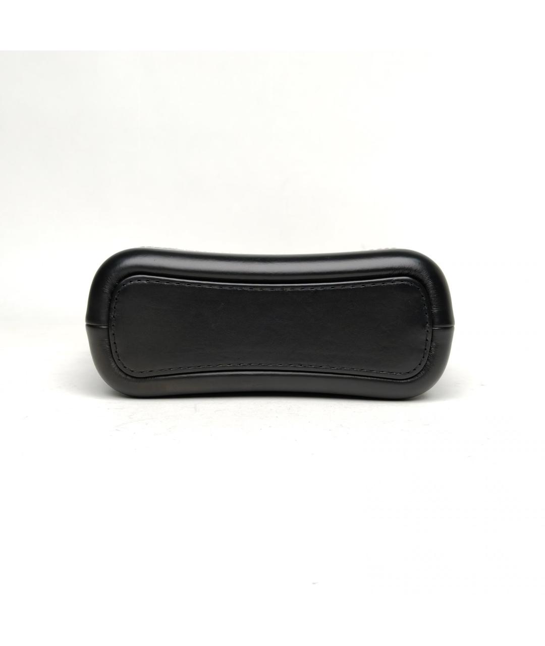 CHANEL Черная кожаная сумка через плечо, фото 6