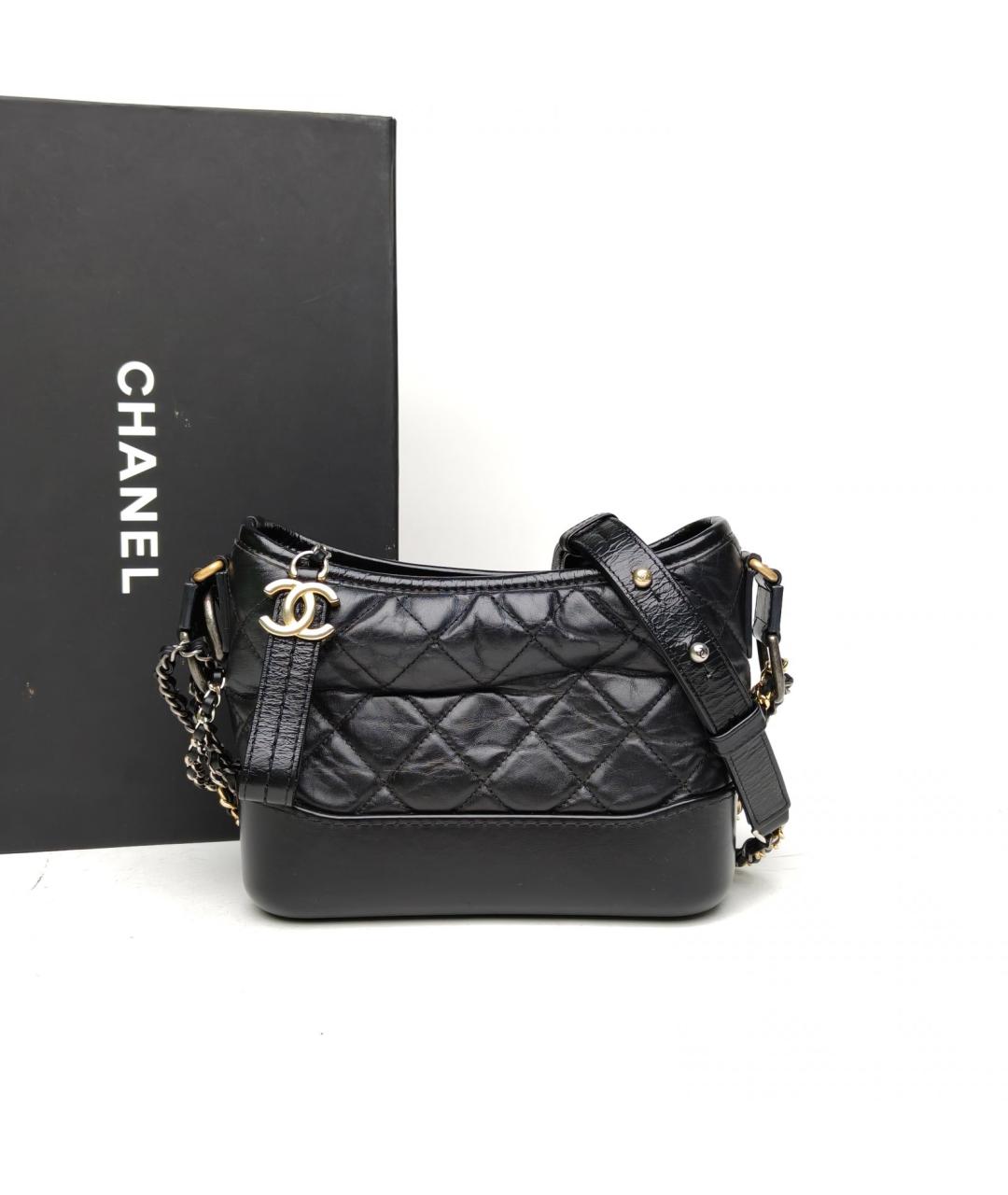 CHANEL Черная сумка через плечо, фото 9