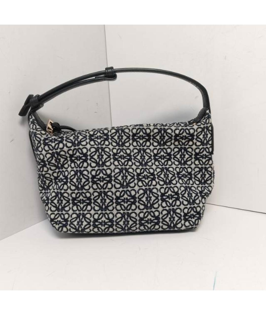 LOEWE Темно-синяя сумка через плечо, фото 9