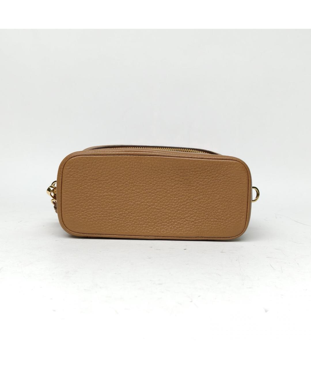 PRADA Коричневая кожаная сумка через плечо, фото 6