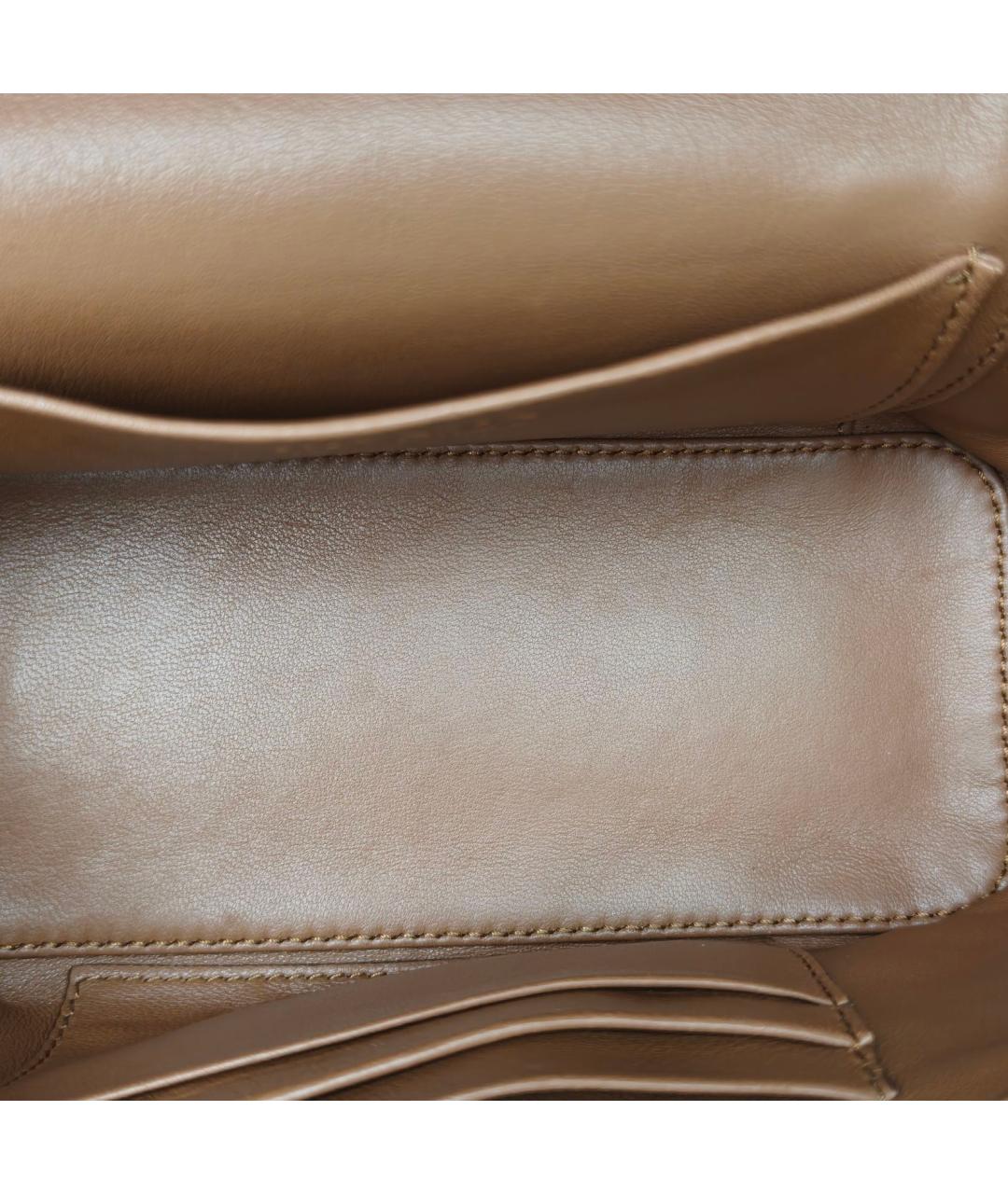 PRADA Коричневая кожаная сумка через плечо, фото 8