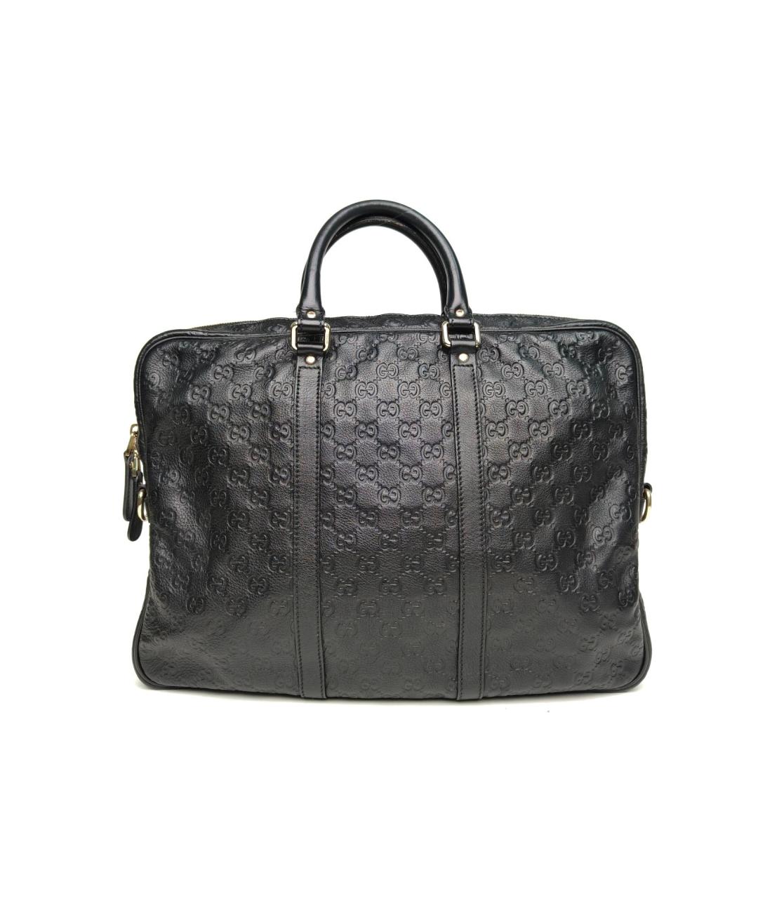 GUCCI Черная кожаная сумка через плечо, фото 4