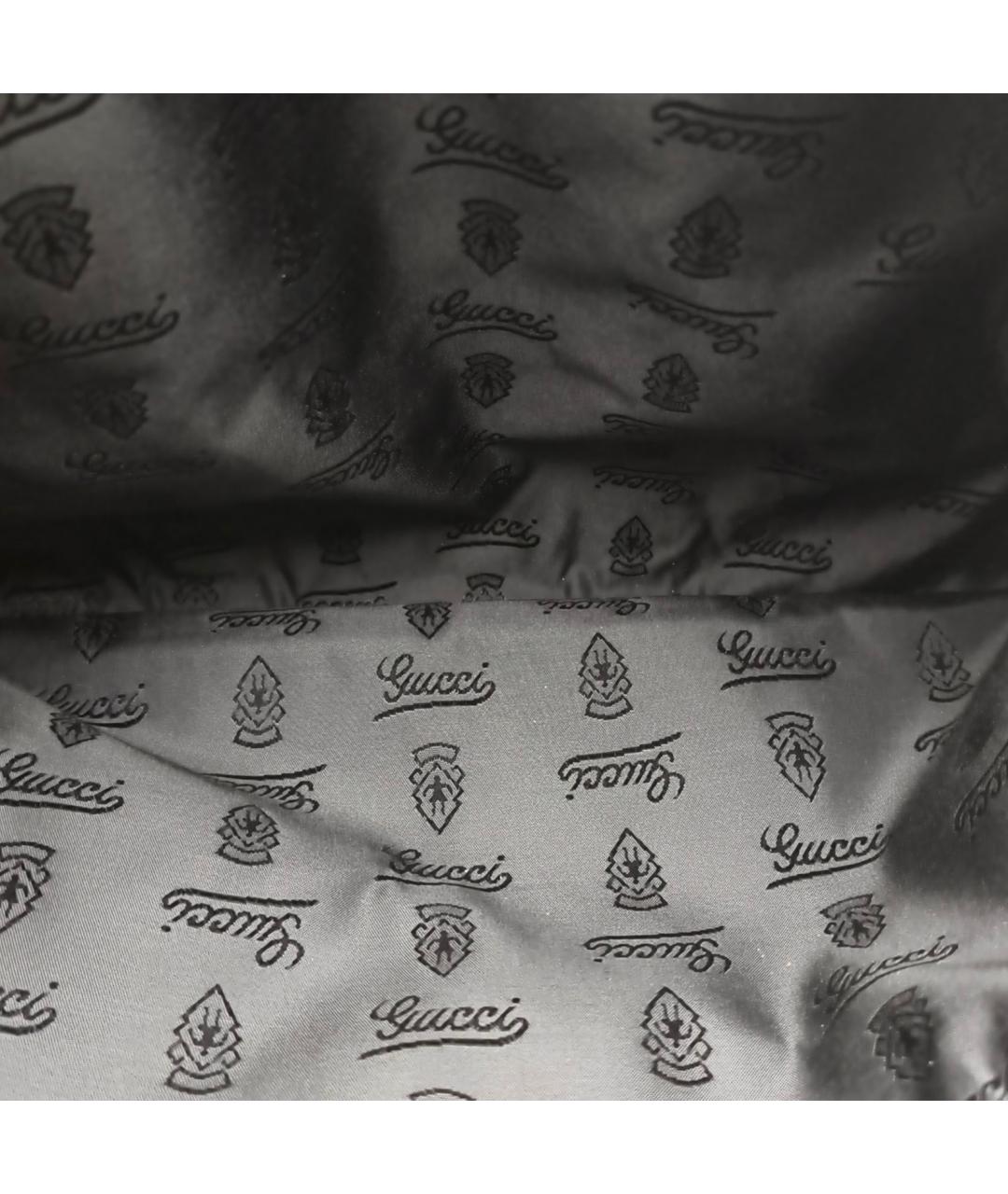 GUCCI Черная кожаная сумка через плечо, фото 9