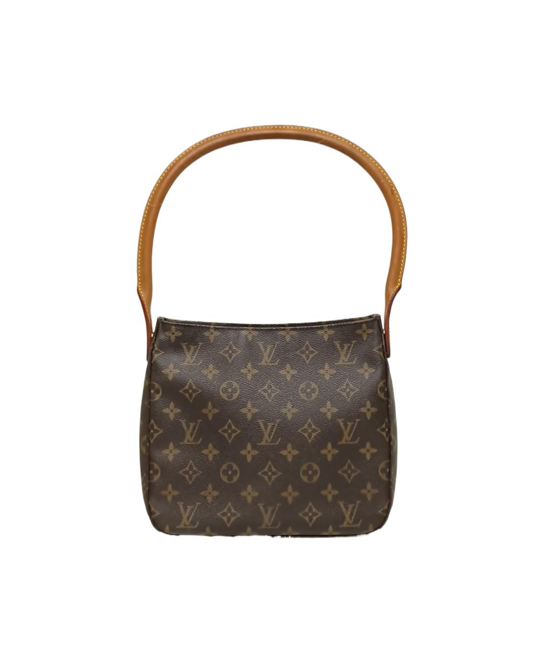 LOUIS VUITTON Коричневая сумка с короткими ручками, фото 10