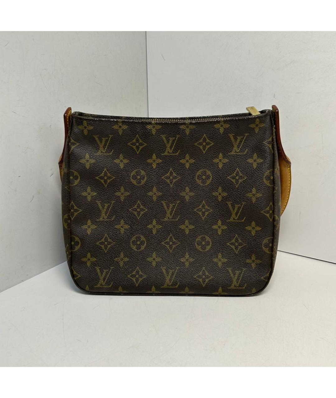 LOUIS VUITTON Коричневая сумка с короткими ручками, фото 9