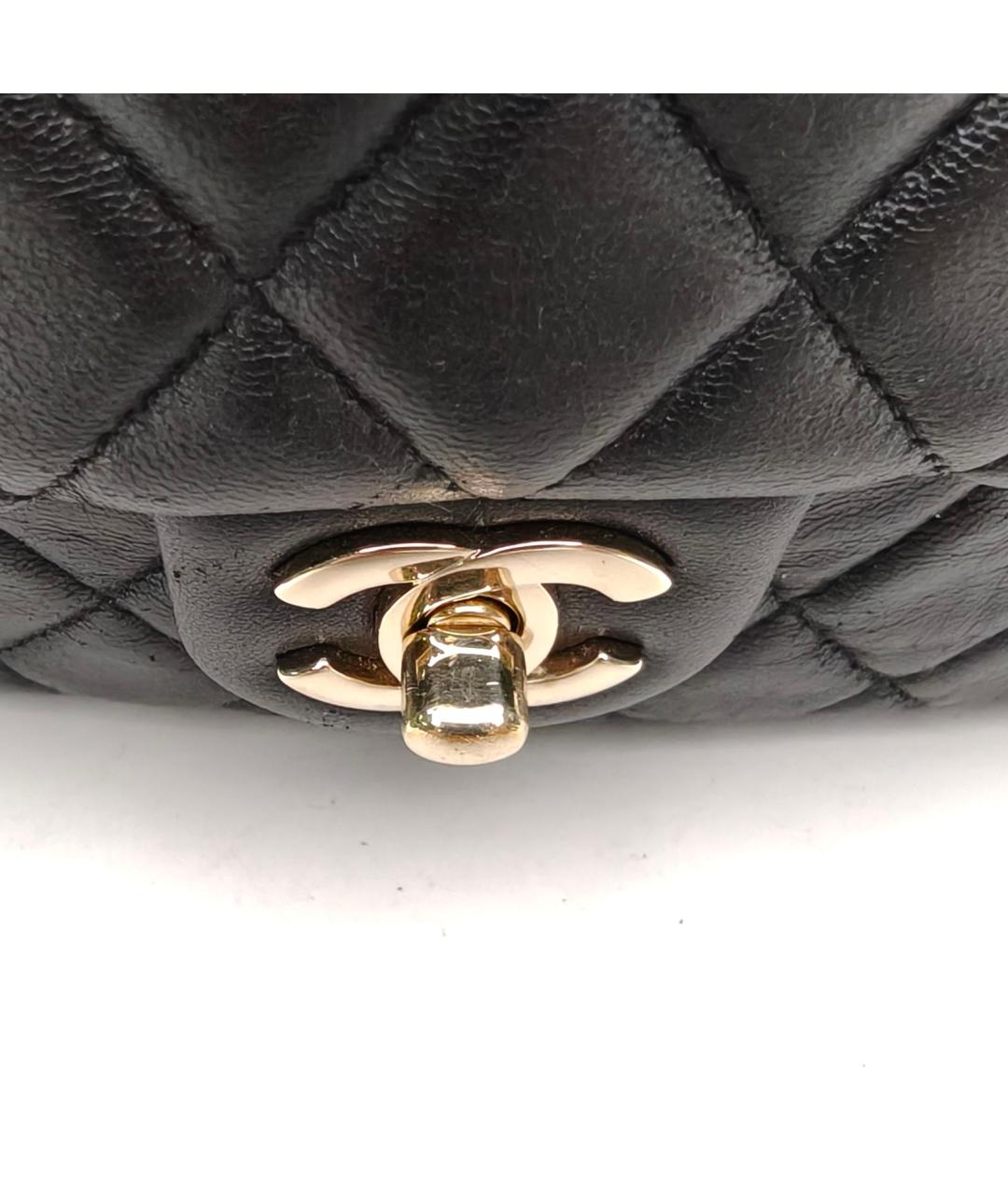CHANEL Черный кожаный рюкзак, фото 8