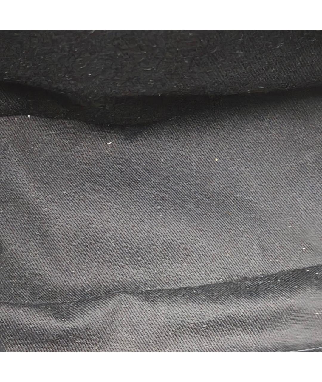 CHANEL Черная сумка через плечо из лакированной кожи, фото 8