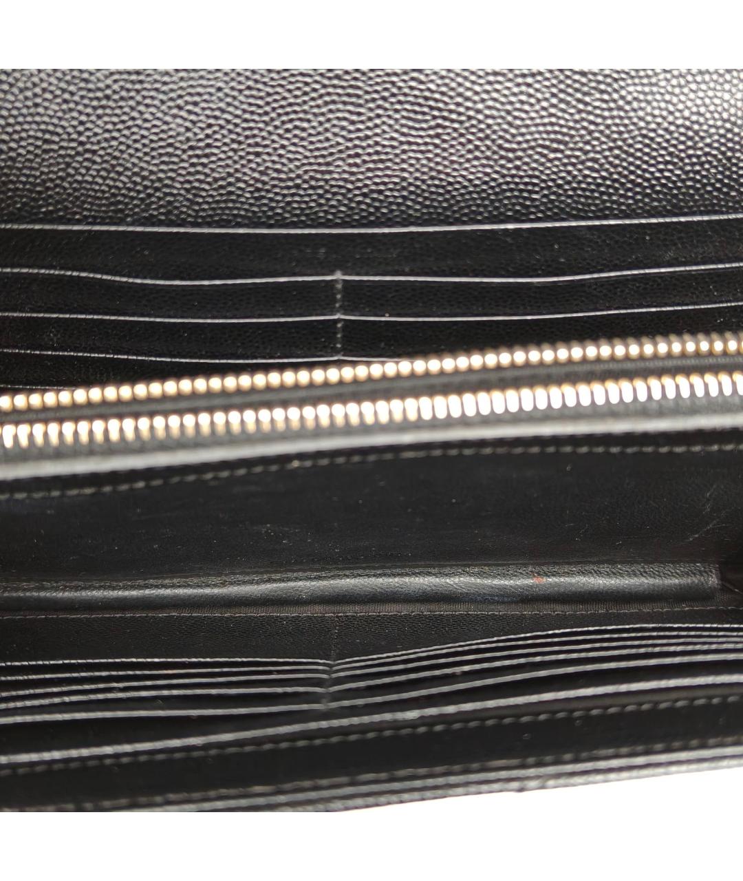 SAINT LAURENT Черная кожаная сумка через плечо, фото 7