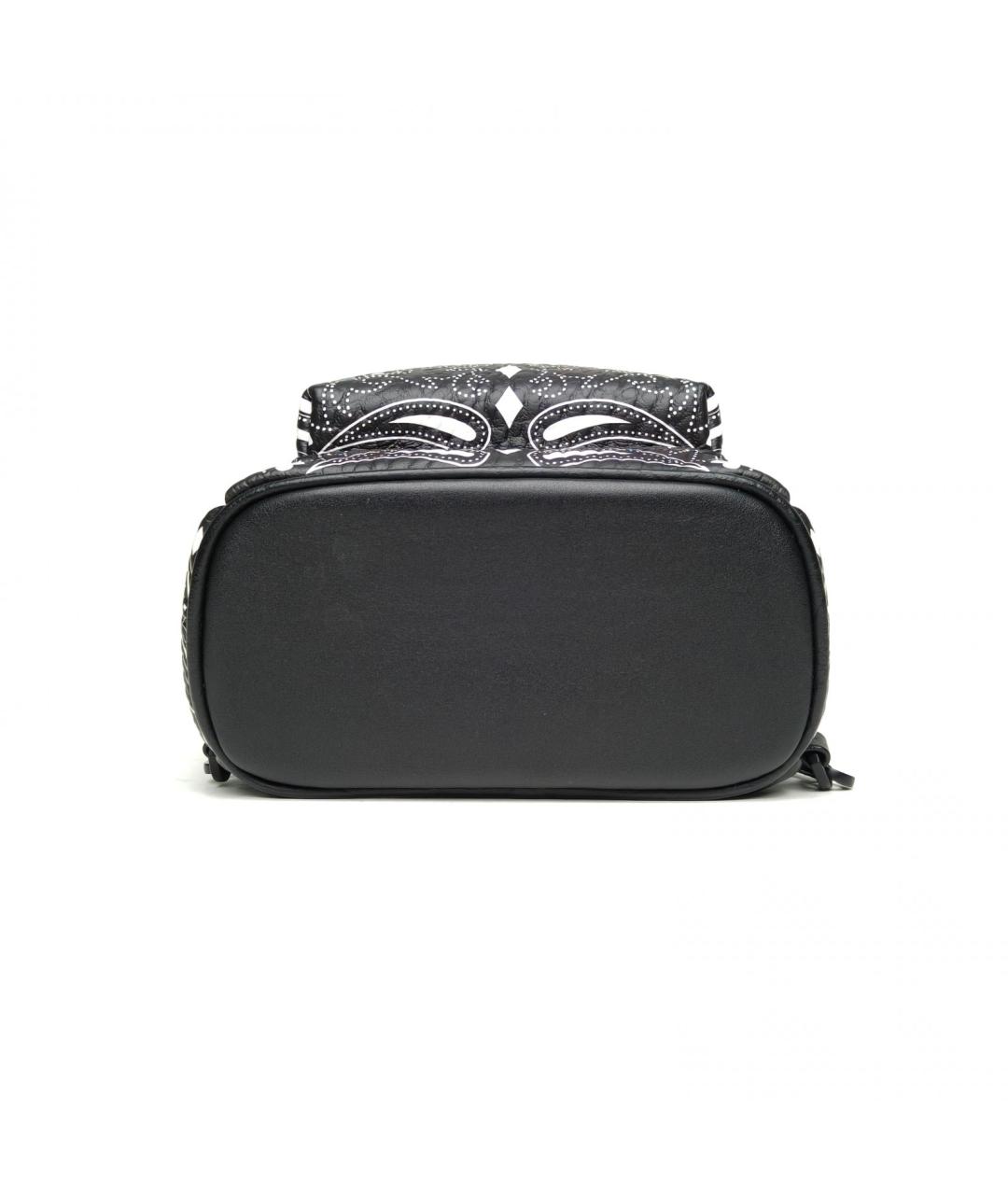 MCM Черный кожаный рюкзак, фото 6