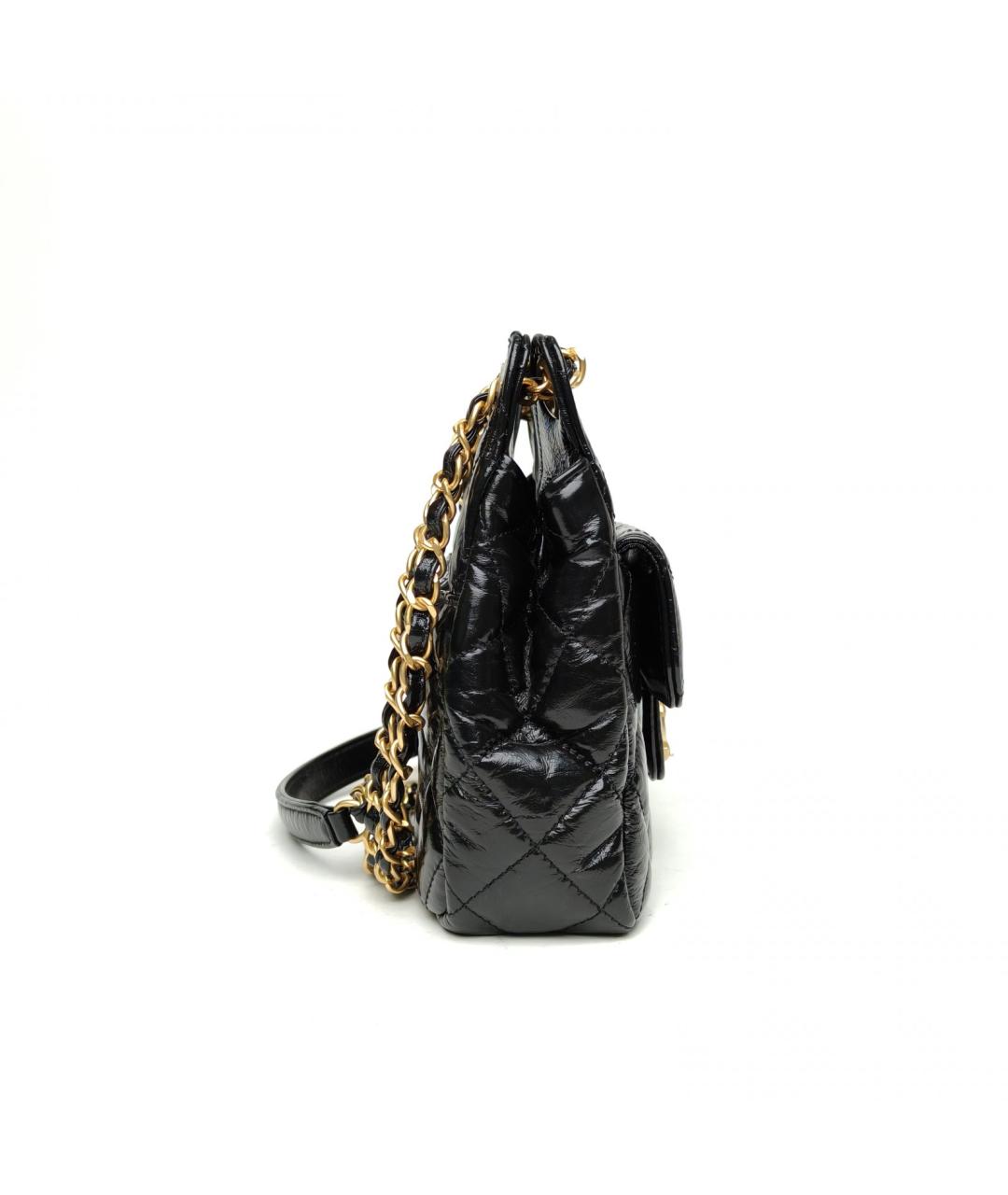 CHANEL Черная сумка через плечо, фото 5