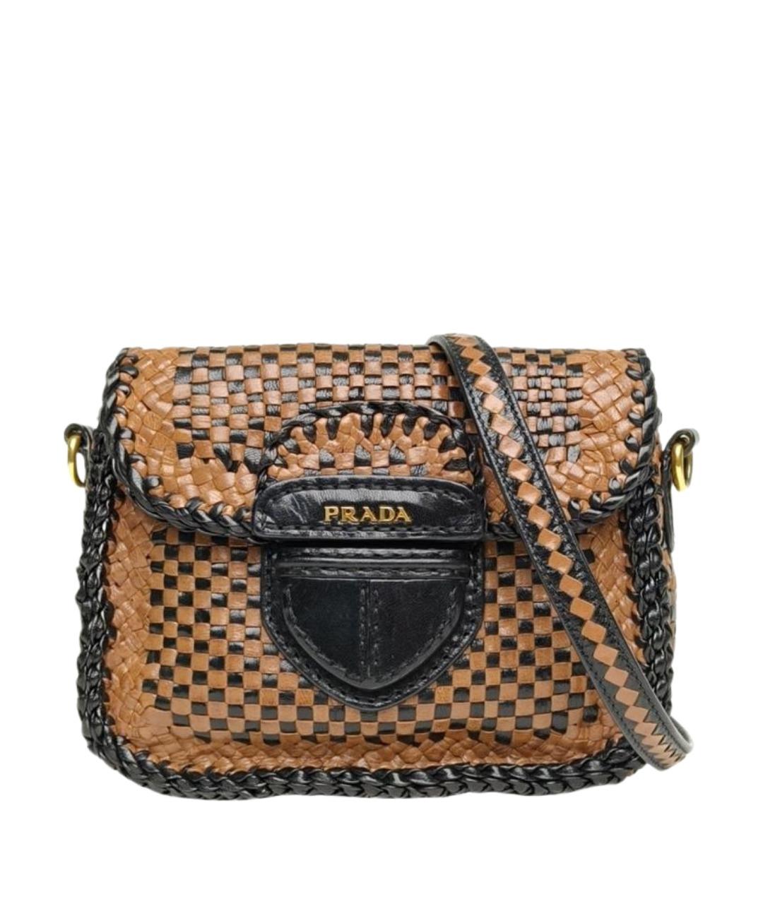 PRADA Кожаная сумка через плечо, фото 1