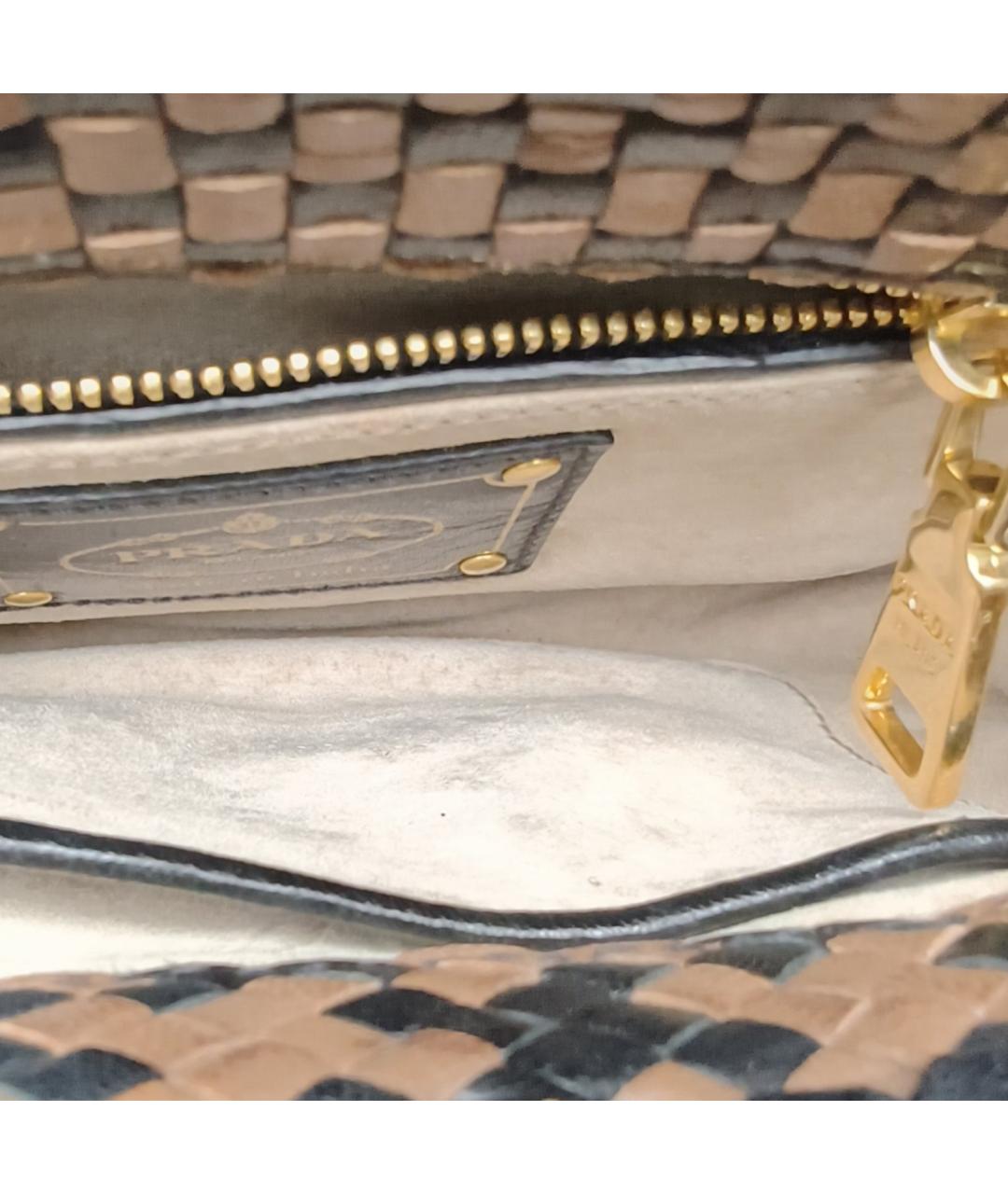 PRADA Кожаная сумка через плечо, фото 7