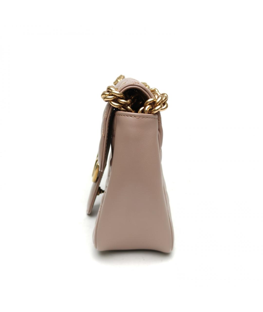 GUCCI Коричневая кожаная сумка через плечо, фото 5