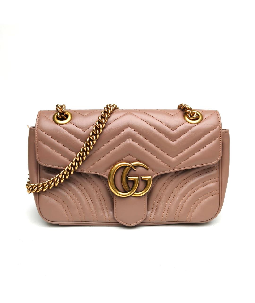 GUCCI Коричневая кожаная сумка через плечо, фото 2