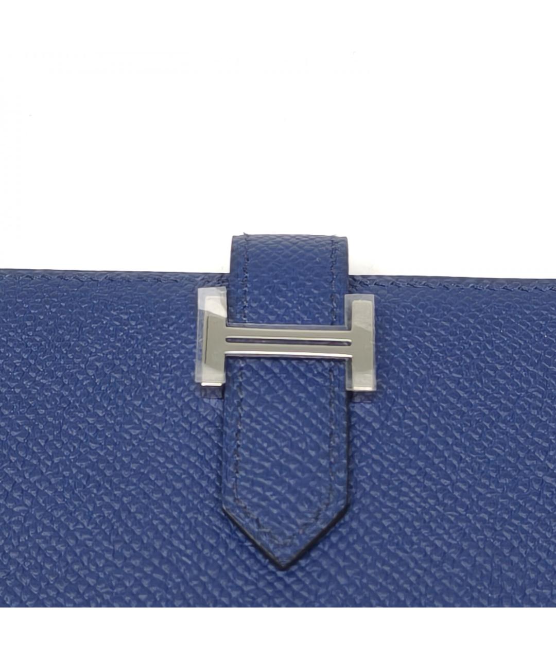 HERMES Синий кошелек, фото 7