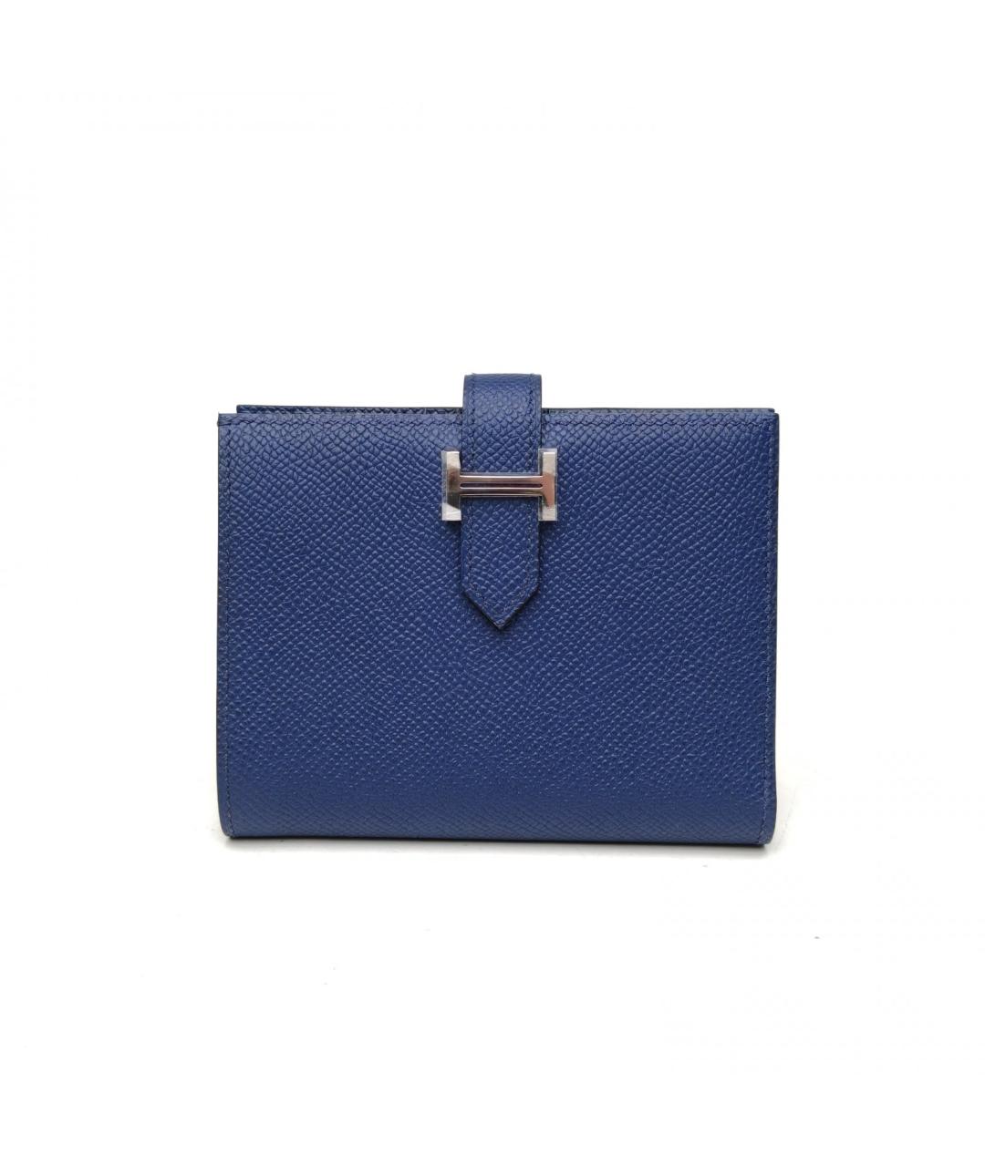 HERMES Синий кошелек, фото 2