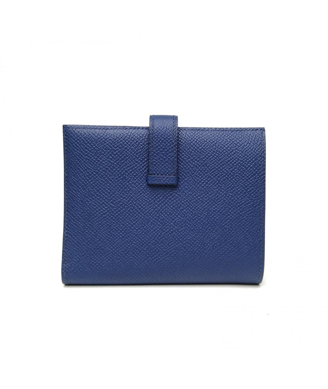 HERMES Синий кошелек, фото 4