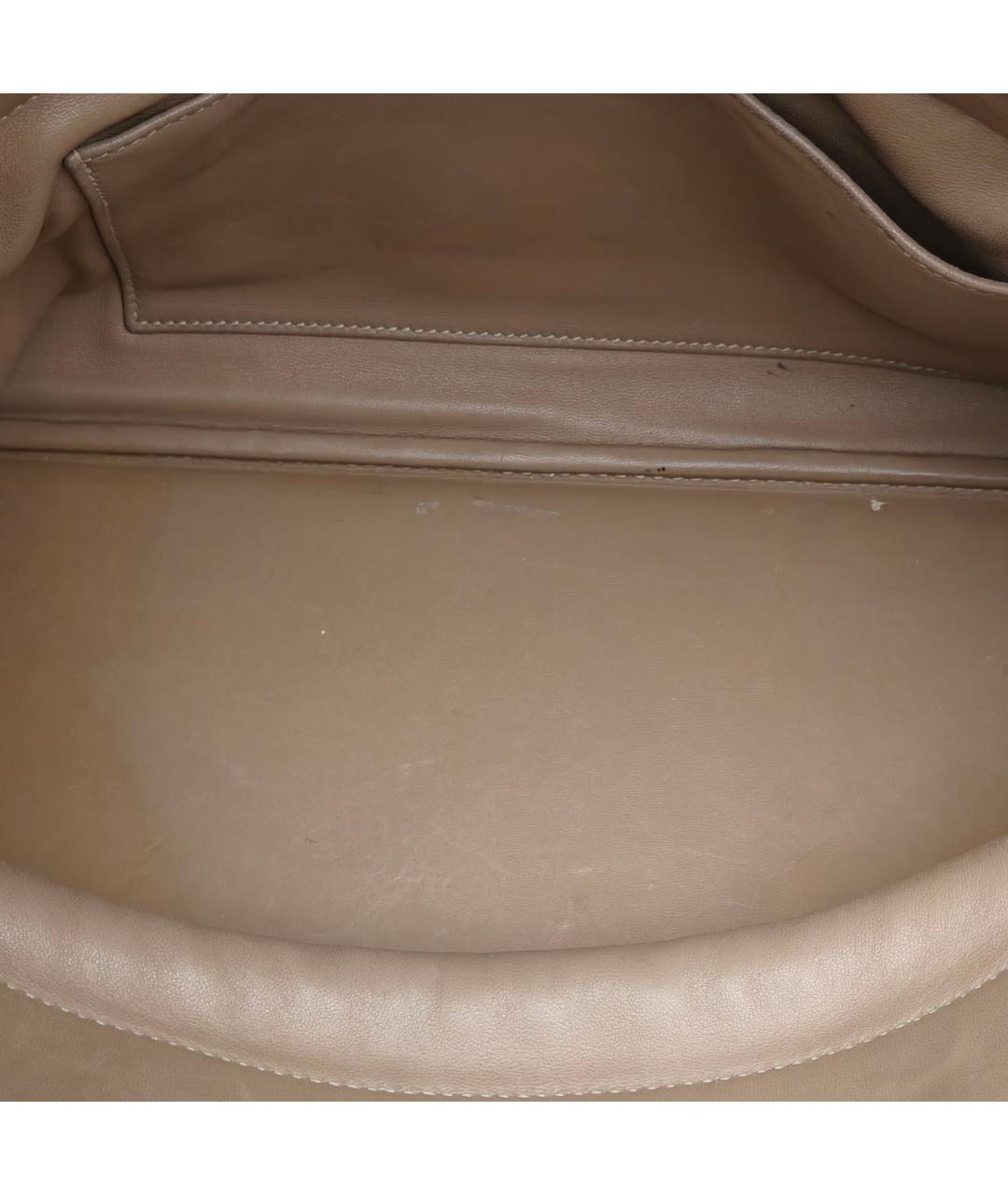 HERMES Бежевая сумка с короткими ручками, фото 8