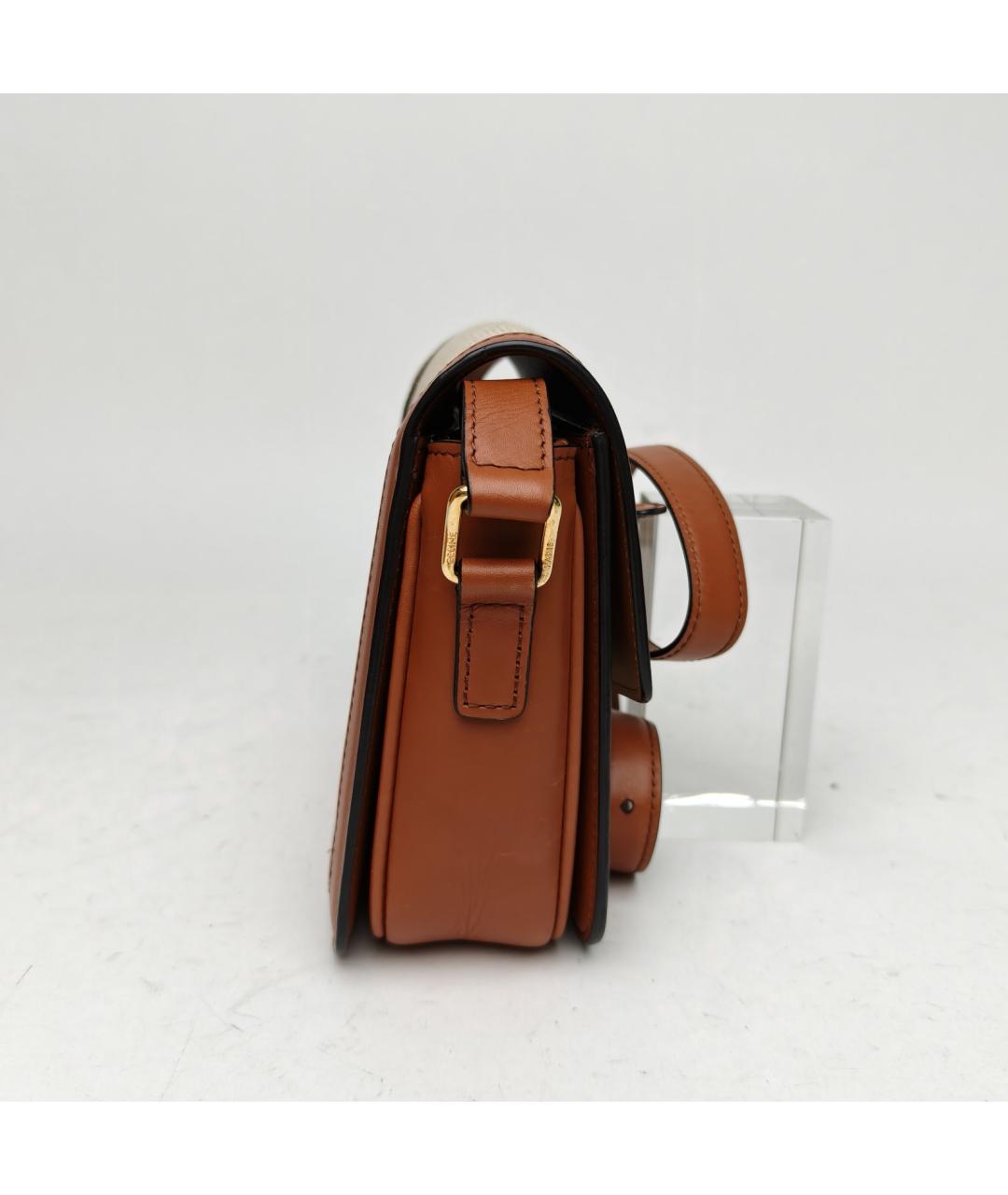 CELINE Коричневая сумка через плечо, фото 3