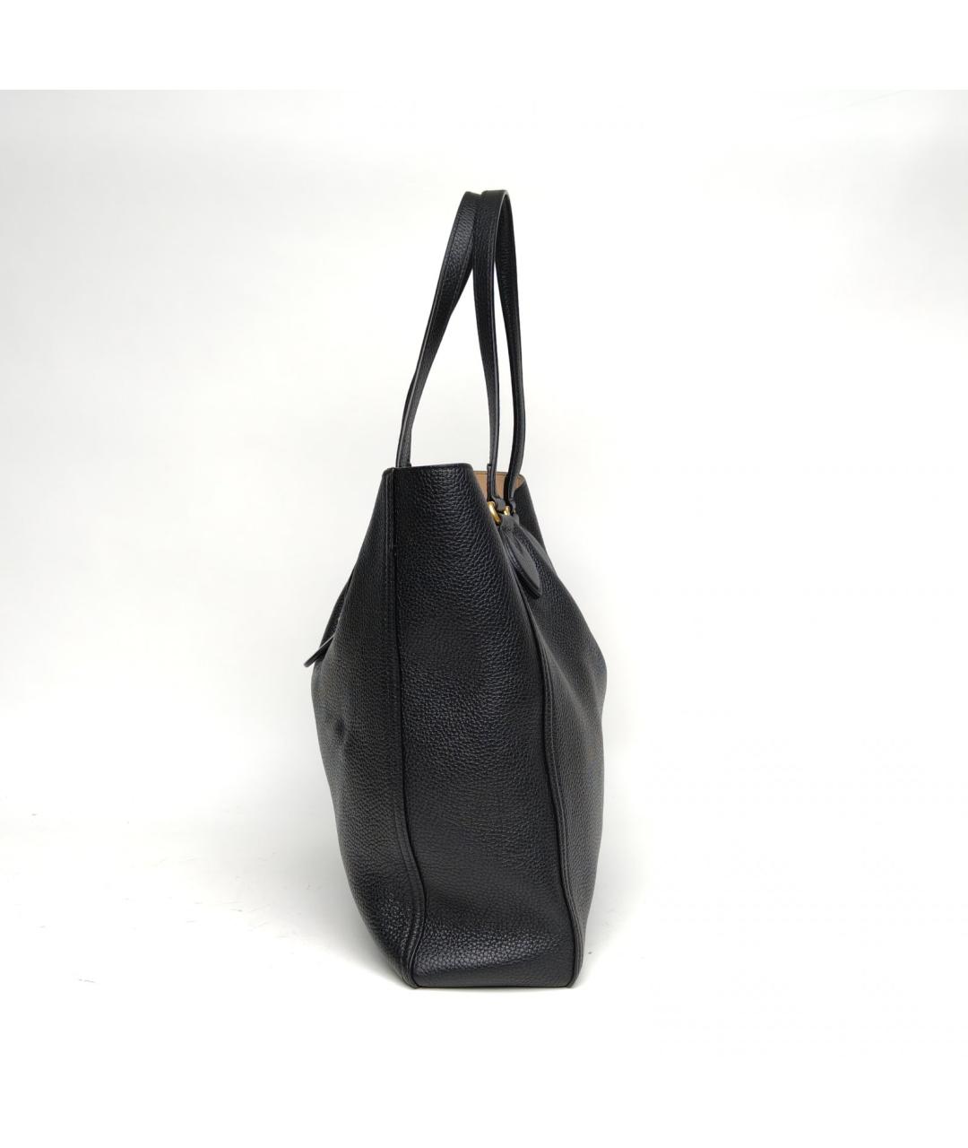 GUCCI Черная кожаная сумка через плечо, фото 3