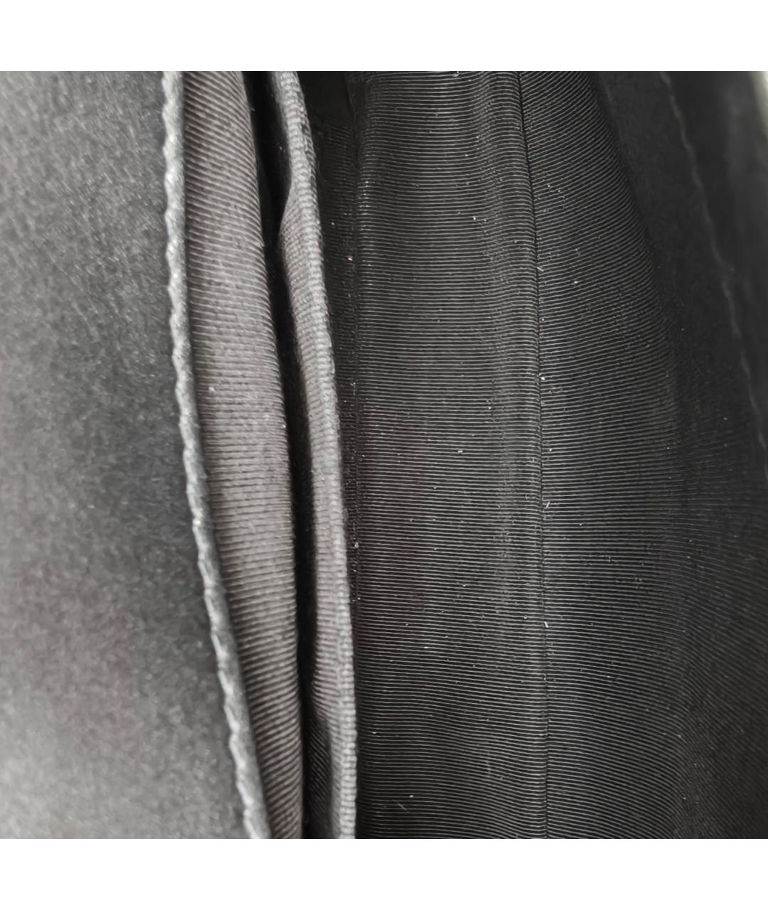 CHANEL Черная кожаная сумка через плечо, фото 8