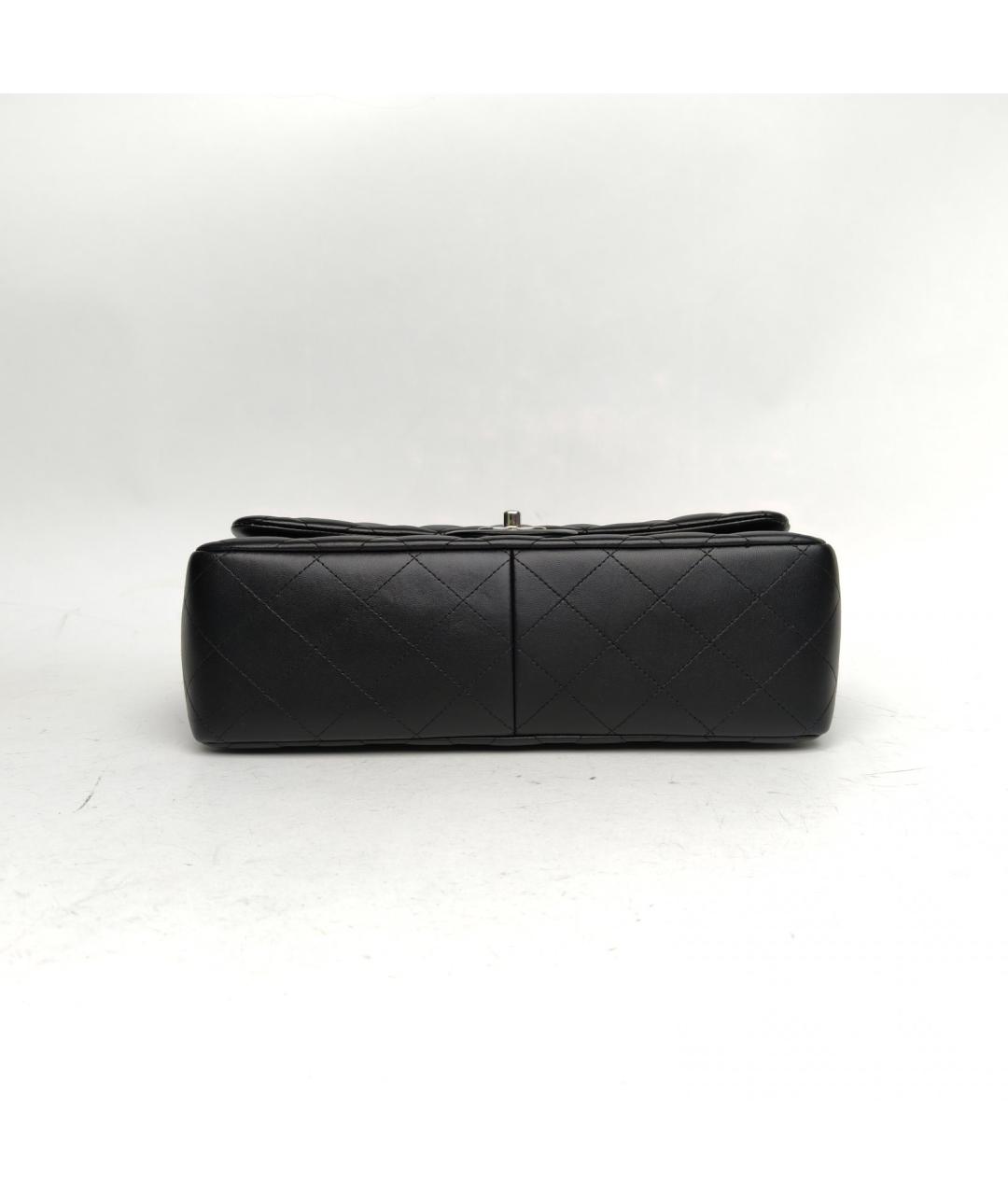 CHANEL Черная кожаная сумка через плечо, фото 6