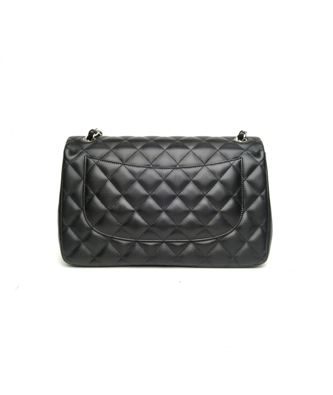 CHANEL Черная кожаная сумка через плечо, фото 4