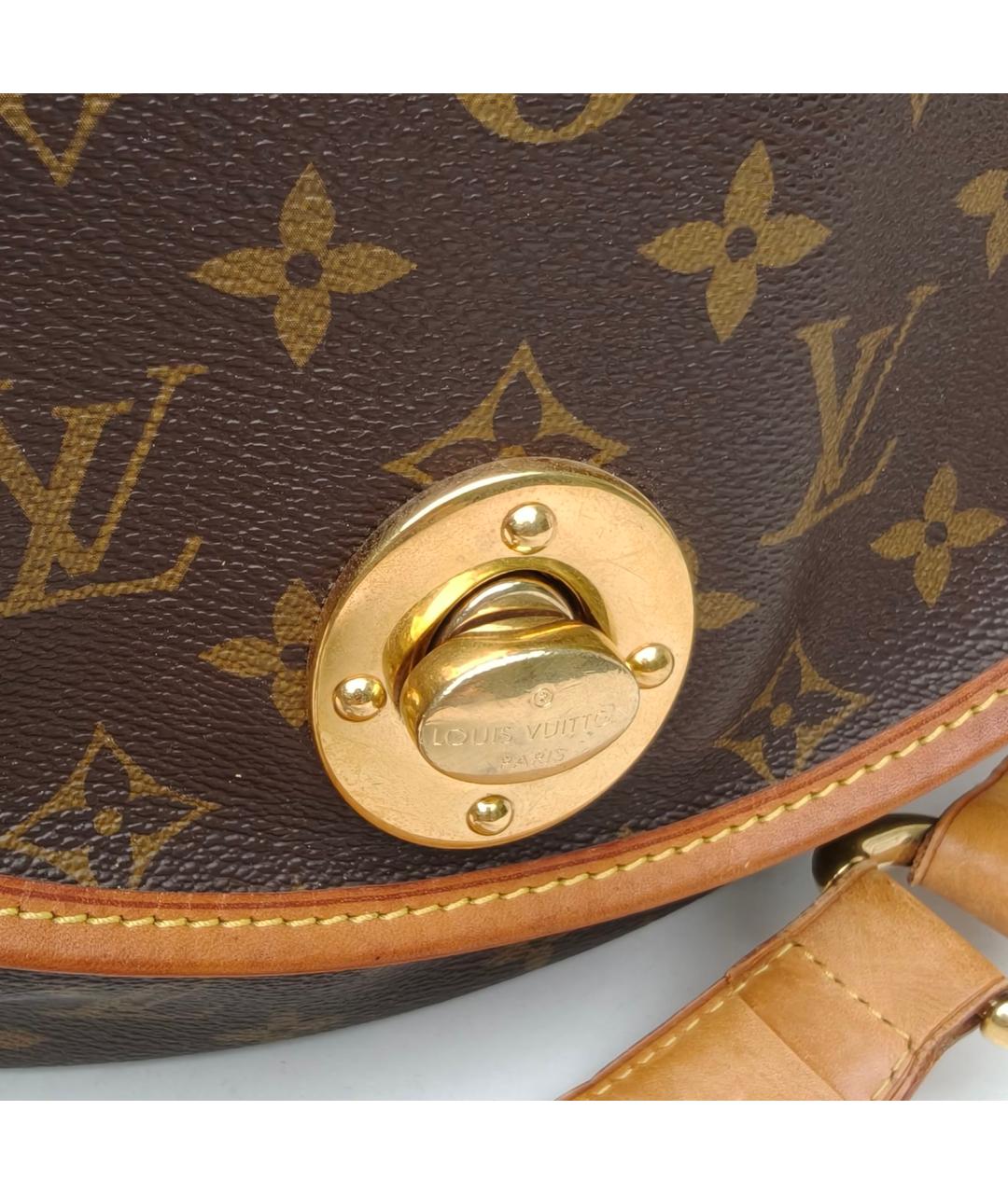 LOUIS VUITTON Коричневая сумка через плечо, фото 6