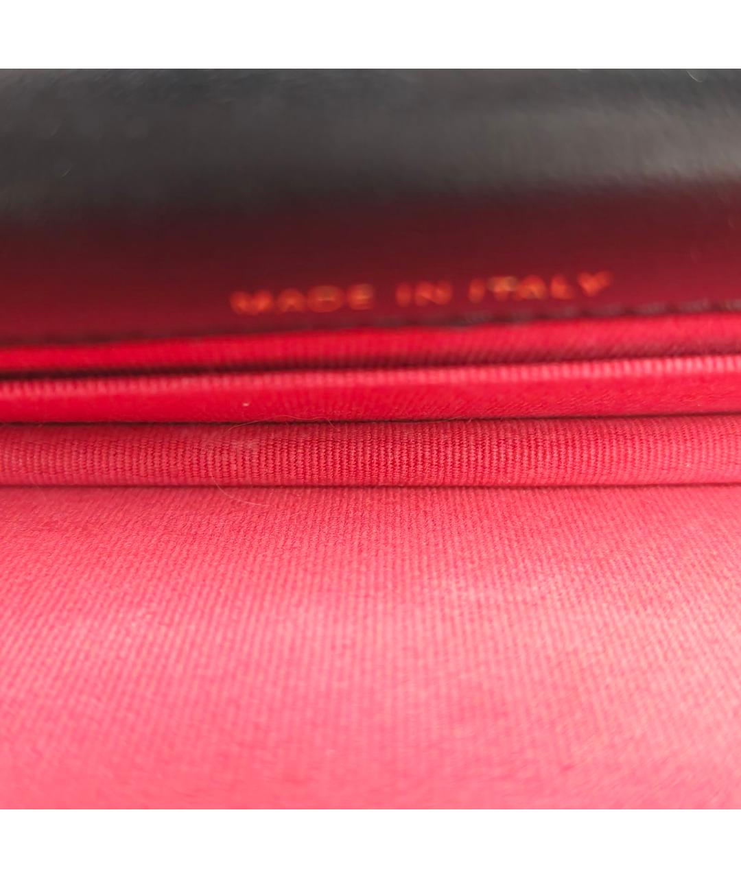 CHANEL Черная кожаная сумка через плечо, фото 8