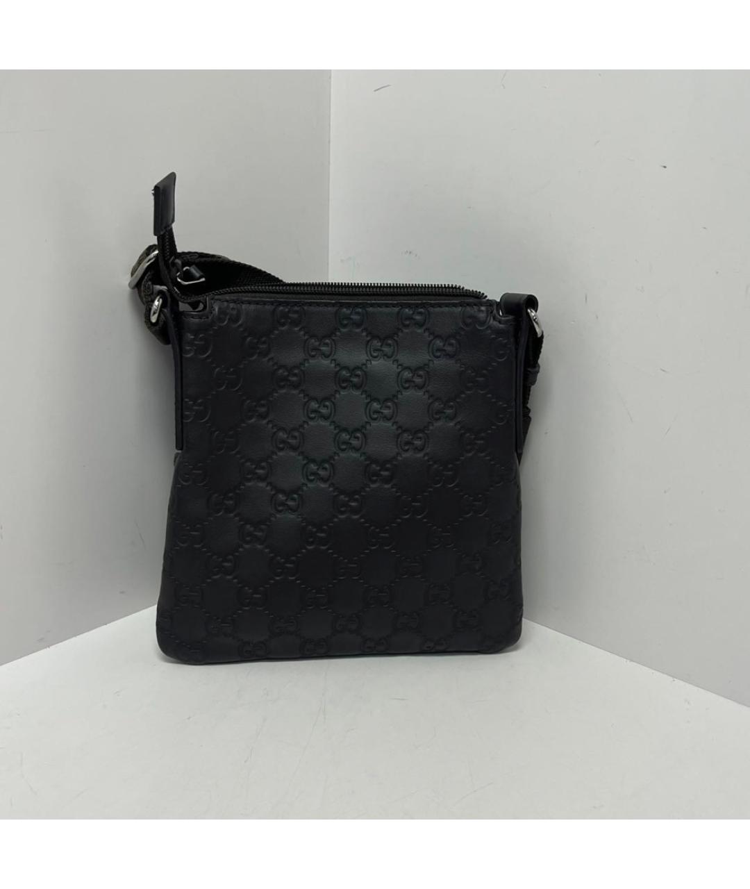 GUCCI Коричневая кожаная сумка через плечо, фото 9