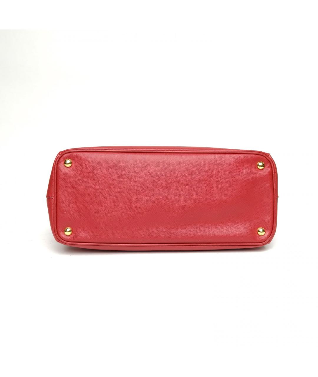 PRADA Красная кожаная сумка через плечо, фото 4
